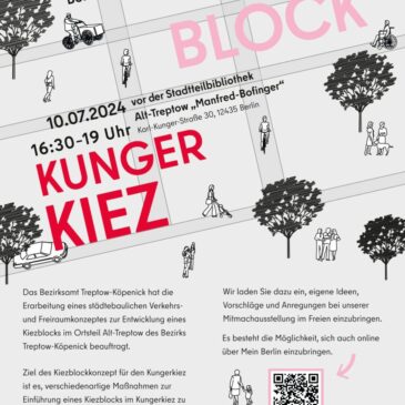 45te Folge 1243-5 Minuten Kieznews: Christoph und Miriam und die Bürger:innenbeteiligung zum Kiezblock